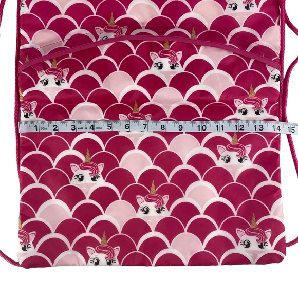 Thirty-One Cinch Drawstring Backpack - Unicorn Dream NEW - Picture 6 of 8
